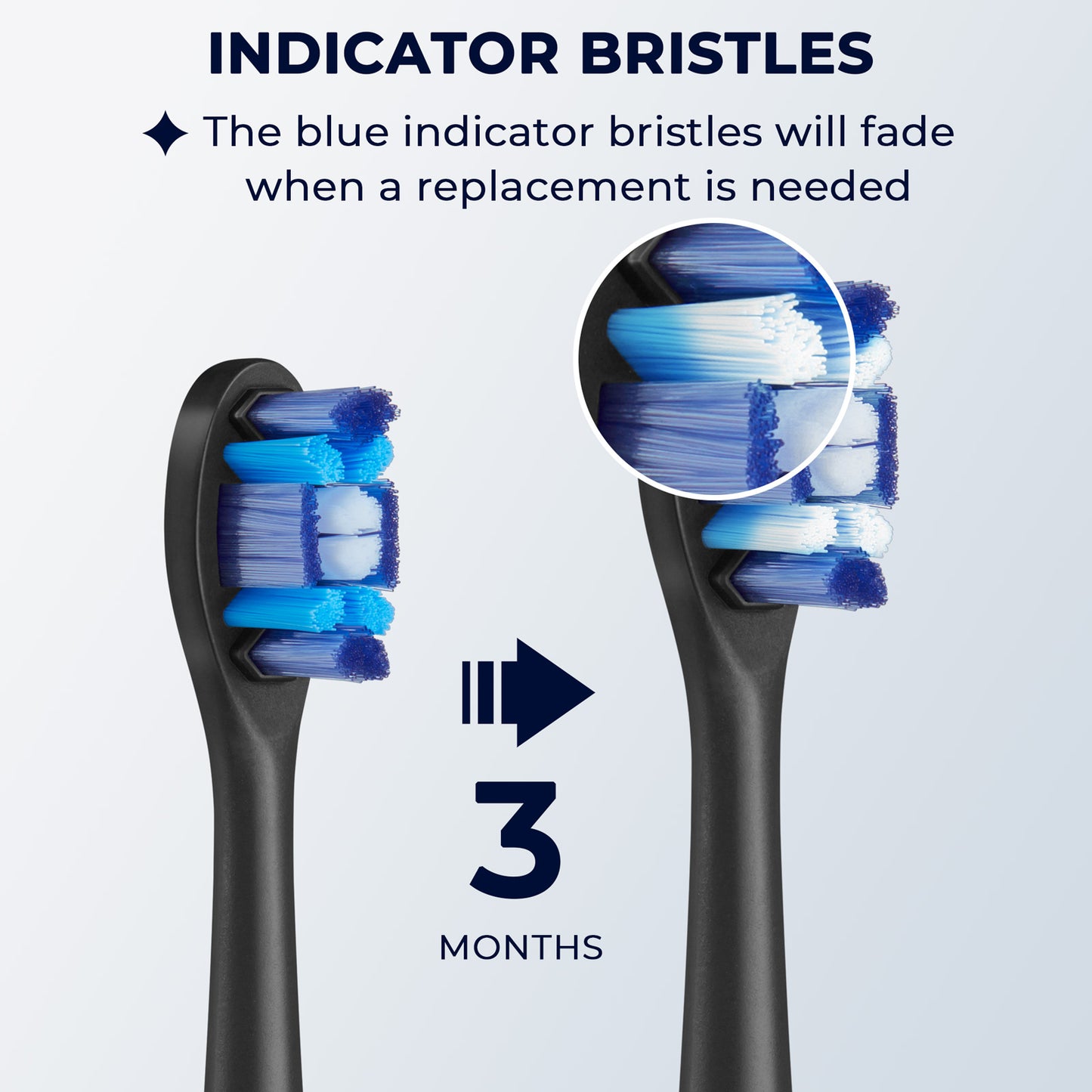 usmile Whitening Pro Brush Head - Black